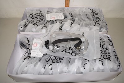 Lot 37 - Two boxes of various safety goggles