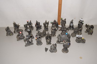 Lot 49 - A collection of modern Myth & Magic pewter...