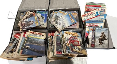 Lot 272 - An extensive collection of Meccano Magazines,...