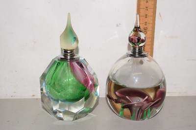 Lot 65 - Two Art Glass scent bottles