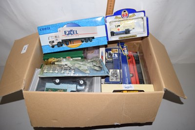 Lot 115 - A box of various Corgi and other boxed toy...