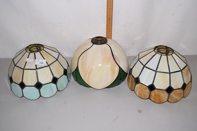 Lot 138 - Three Tiffany style light shades
