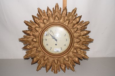 Lot 145 - A Smiths Sunburst wall clock (a/f)