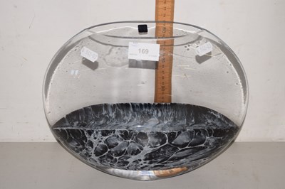 Lot 169 - A modern Art Glass vase with marble finished base