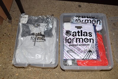 Lot 193 - Two boxes of as new gents clothes