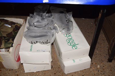 Lot 198 - Four boxes of safety goggles