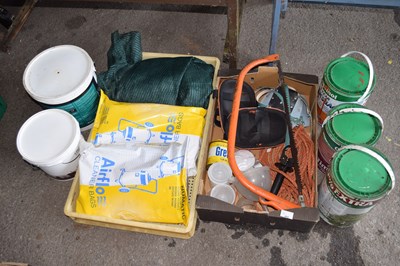 Lot 405 - Mixed lot to include hoover bags, garage...
