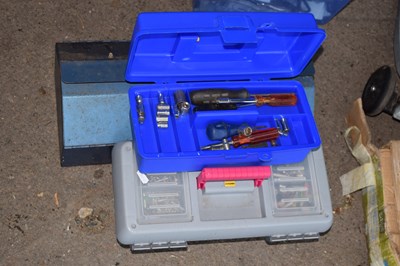 Lot 414 - Three tool boxes including contents
