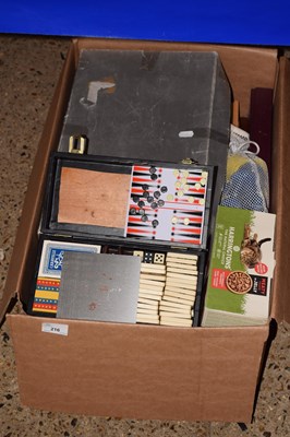 Lot 216 - Box of various modern chess board games etc