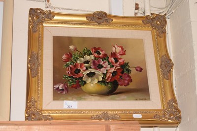 Lot 237 - Shaw study of anemone flowers, gilt framed