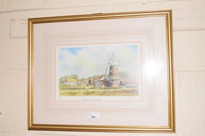 Lot 238 - Peter Annable, coloured print Cley next the Sea