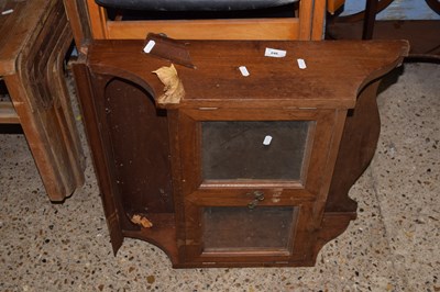 Lot 246 - Late Victorian glazed wall cabinet