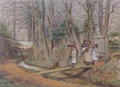 Lot 397 - Charles T. Hollis (fl.1881-82), watercolour,...