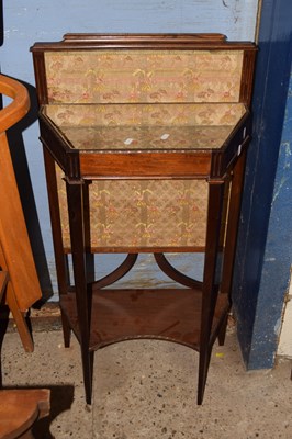 Lot 247 - A late 19th Century combination sewing table...