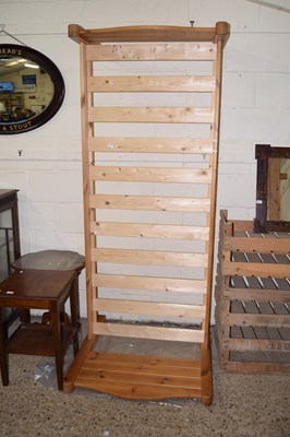 Lot 250 - A pine bed frame
