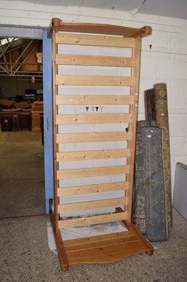 Lot 253 - A pine framed single bed