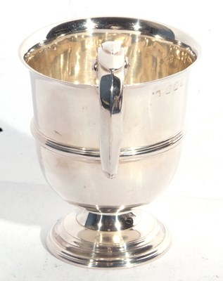 Lot 98 - Irish silver mug, the body with tapered sides,...