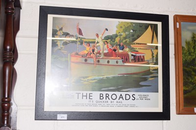 Lot 271 - Reproduction railway poster for The Broads