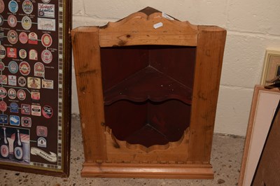 Lot 280 - A small pine corner cabinet