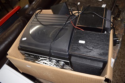 Lot 294 - A Steepletone hi-fi with speakers