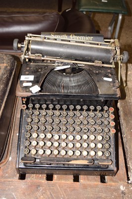 Lot 297 - Vintage Smith Premier typewriter