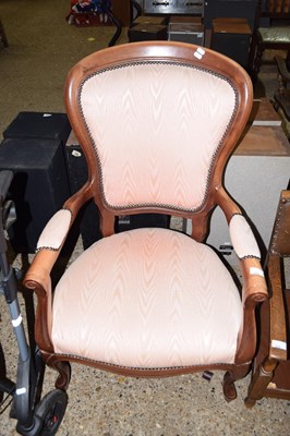 Lot 313 - A Victorian style armchair