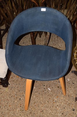 Lot 317 - A retro style revolving armchair