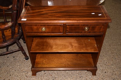 Lot 324 - A reproduction mahogany bookcase cabinet