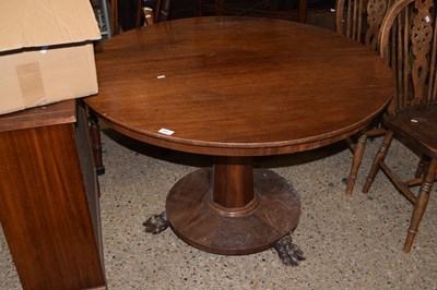 Lot 325 - A 19th Century mahogany breakfast table with...