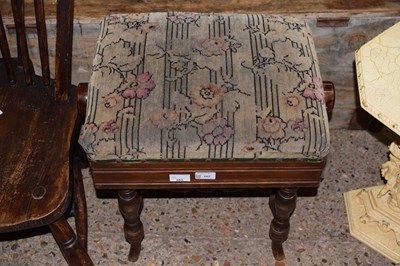 Lot 353 - A late Victorian piano stool