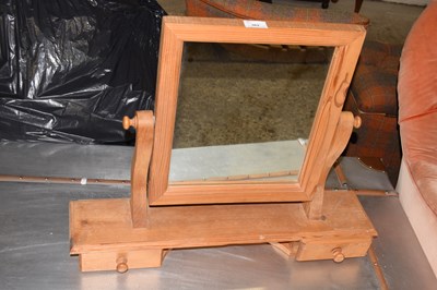 Lot 362 - Modern pine dressing table mirror