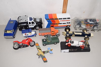 Lot 54 - Mixed Lot: Various toy vehicles, a Corgi stage...