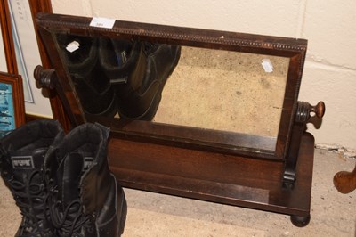Lot 381 - A 19th Century dressing table mirror on...