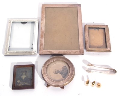 Lot 116 - Mixed Lot: silver photograph frame of...