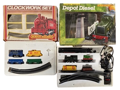 Lot 23 - A pair of boxed Hornby Train sets, to include:...