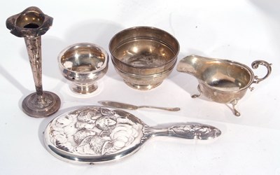 Lot 118 - Mixed Lot to include a late Victorian silver...