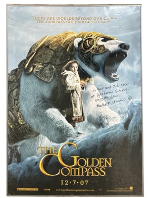 Lot 153 - A framed advertising poster for Philip Pullman'...