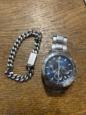 Lot 96 - gents watch and braclet