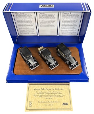 Lot 176 - A boxed limited edition set of Lledo Rolls...