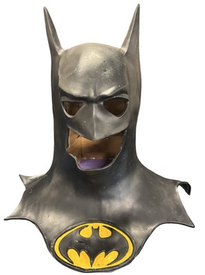 Lot 84 - A replica Batman costume headpiece, by Rubies...