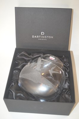 Lot 219 - A Dartington glass 80th Anniversary of VE Day...