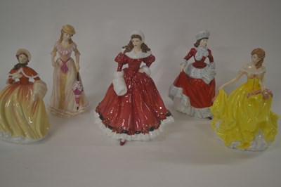 Lot 228 - A group of Royal Doulton figures including A...