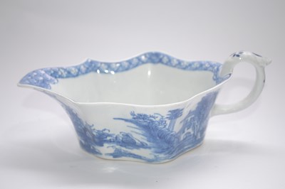 Lot 258 - An 18th Century Bow porcelain flat bottomed...