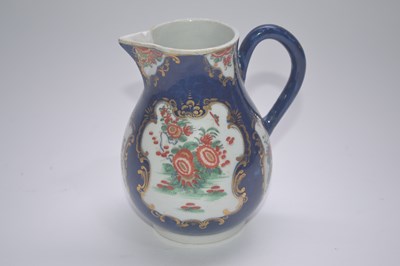 Lot 260 - An 18th Century Worcester porcelain jug, the...