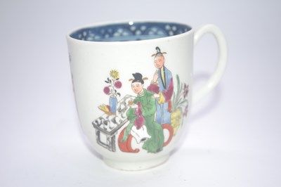 Lot 264 - 18th Century Worcester porcelain coffee cup...