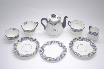 Lot 280 - A mid 20th Century Royal Doulton bachelor tea...