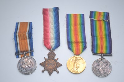 Lot 299 - Collection of First World War medals 1914/15...