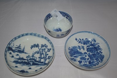 Lot 329 - Three examples of 18th Century Worcester...