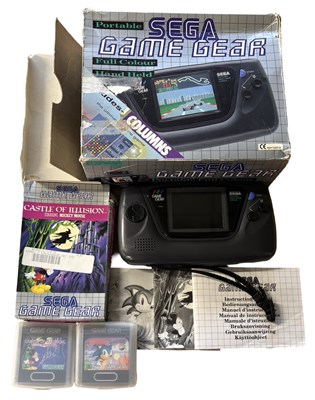 Lot 438 - A boxed SEGA Game Gear portable conol,...