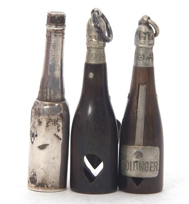 Lot 100 - Mixed Lot:  A novelty sterling stamped cigar...